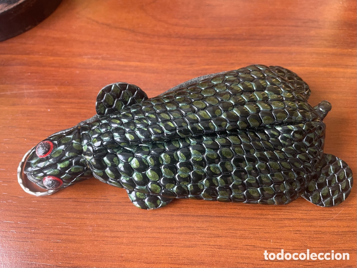 Coleccionismo de llaveros: llavero de piel en forma tortuga - Foto 1