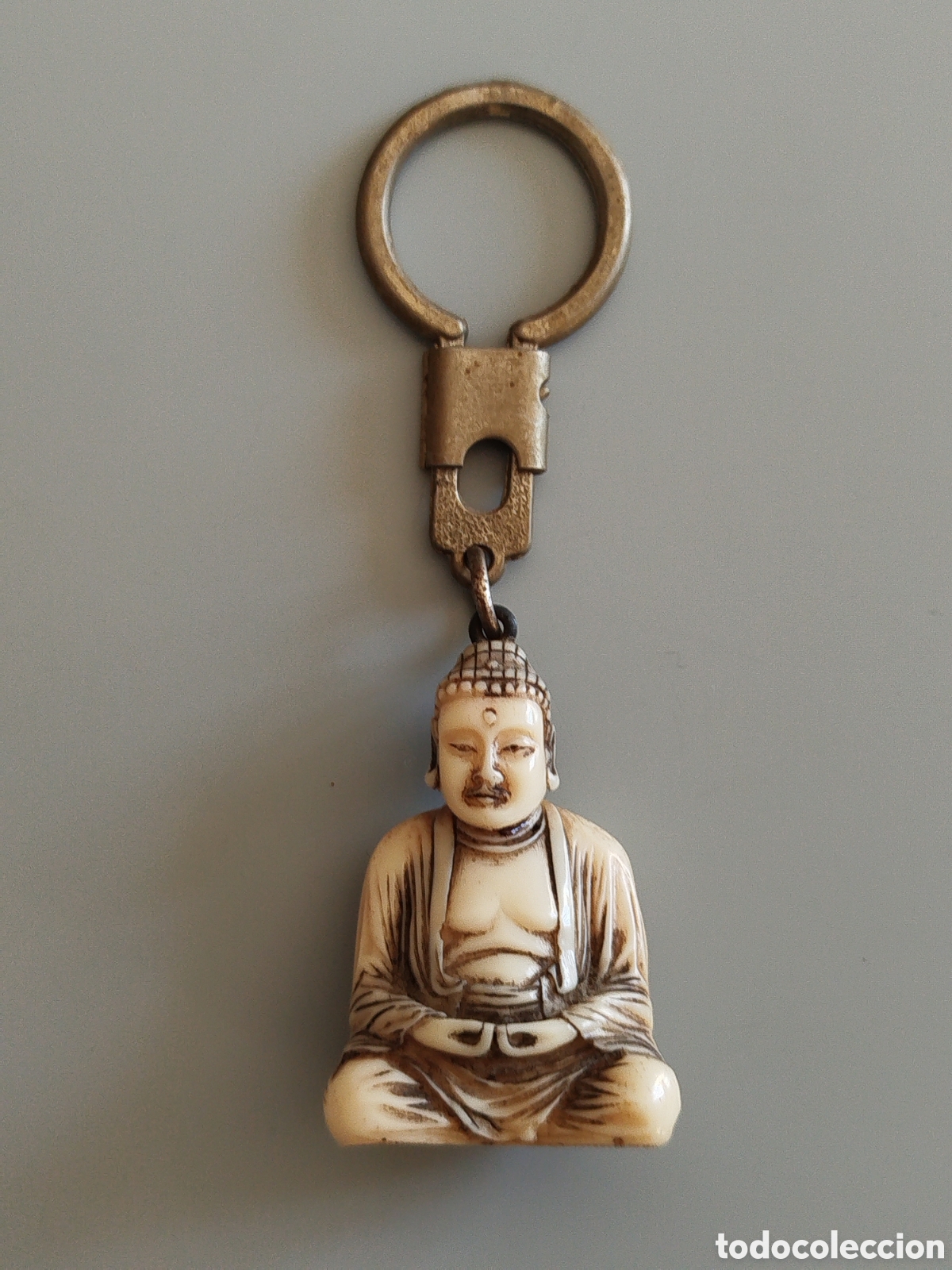 Coleccionismo de llaveros: LLAVERO BUDA ANTIGUO MEDITANDO - Foto 2