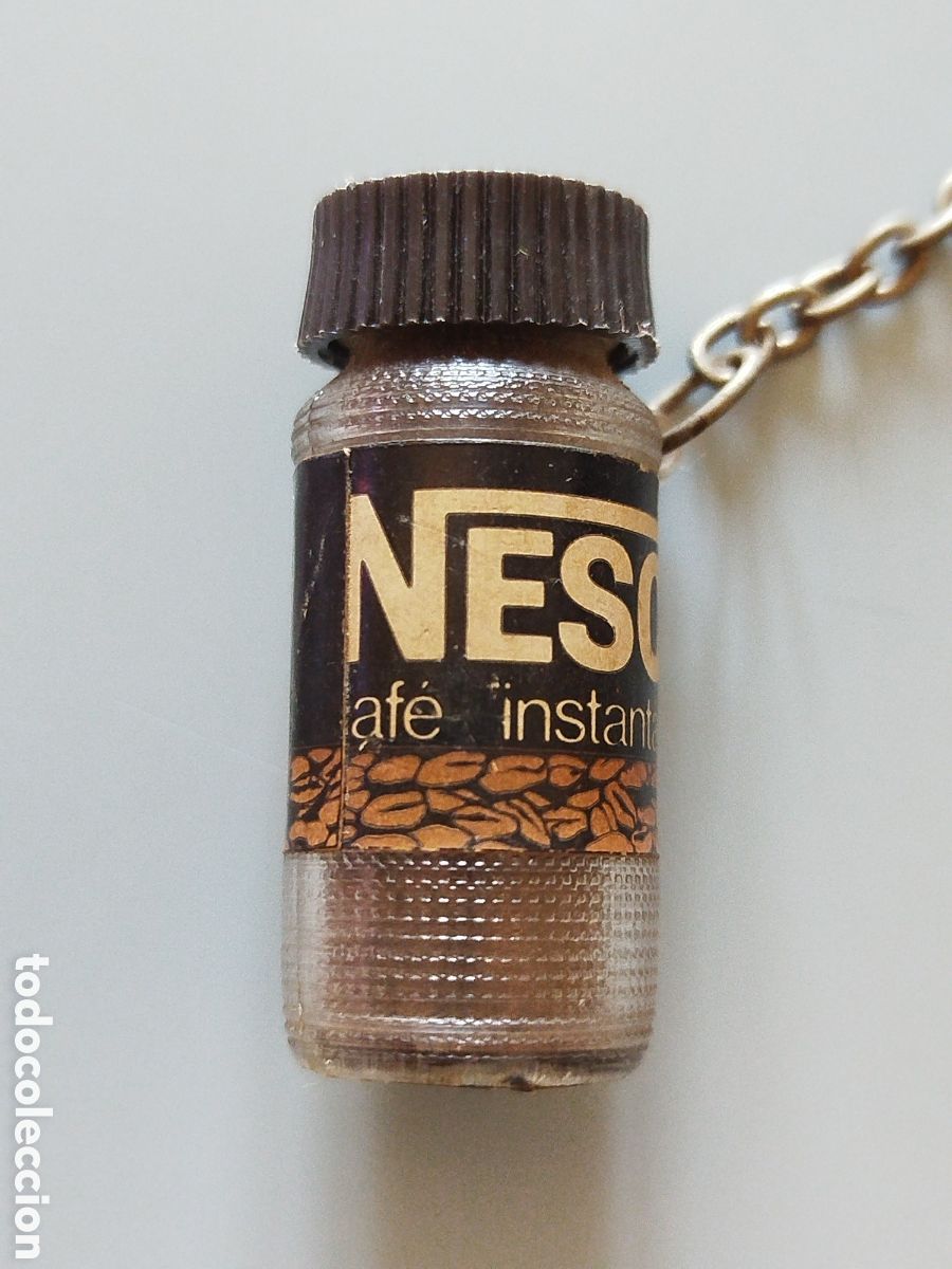 Coleccionismo de llaveros: ANTIGUO LLAVERO BOTE NESCAFE. CAFE INSTANTANEO