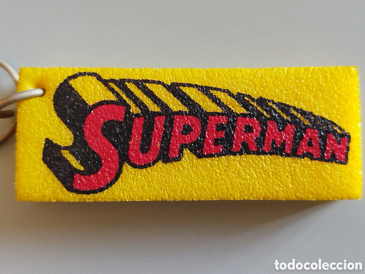 Coleccionismo de llaveros: ANTIGUO LLAVERO ESPUMA SUPERMAN - Foto 2
