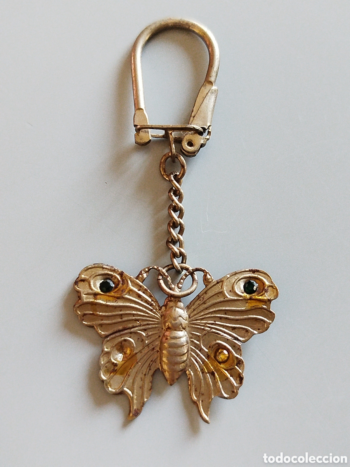 Coleccionismo de llaveros: ANTIGUO LLAVERO VINTAGE MARIPOSA