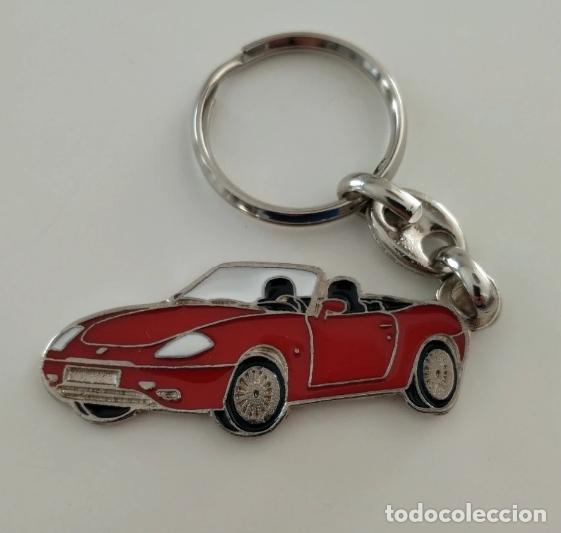 Coleccionismo de llaveros: llavero fiat barchetta rojo