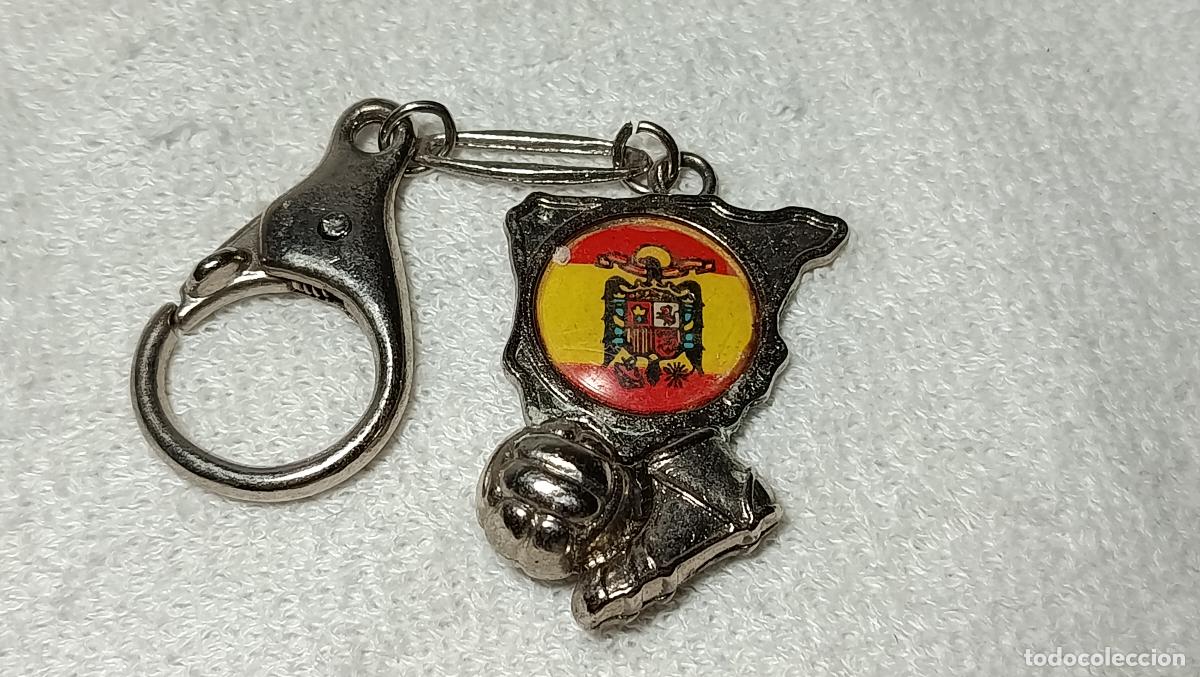 Coleccionismo de llaveros: ANTIGUO LLAVERO DEL MUNDIAL DE FUTBOL ESPA&Ntilde;A 1982 ESPA&Ntilde;A 82 NARANJITO AGUILA DE SAN JUAN