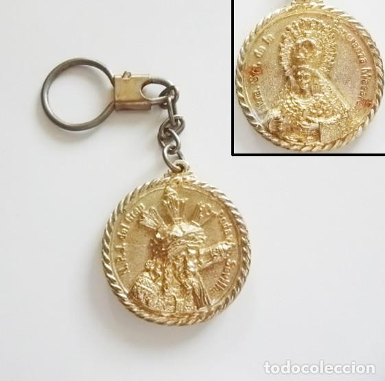 Collectionnisme de portes-cl&eacute;s: LLAVERO DEL GRAN PODER ESPERANZA MACARENA ESTILO MEDALLA EN RELIEVE RELIGI&Oacute;N CRISTIANA CRISTO VIRGEN