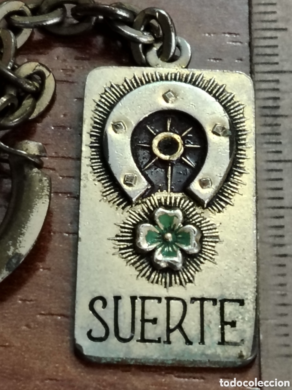 Coleccionismo de llaveros: Llavero antiguo de la Suerte
