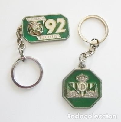Collezionismo di Portachiavi: LOTE DE LLAVERO DEL REAL BETIS PE&Ntilde;A RAFAEL GORDILLO PE&Ntilde;A B&Eacute;TICA ANTONIO CASADO ESCUDO Y SEVILLA 92