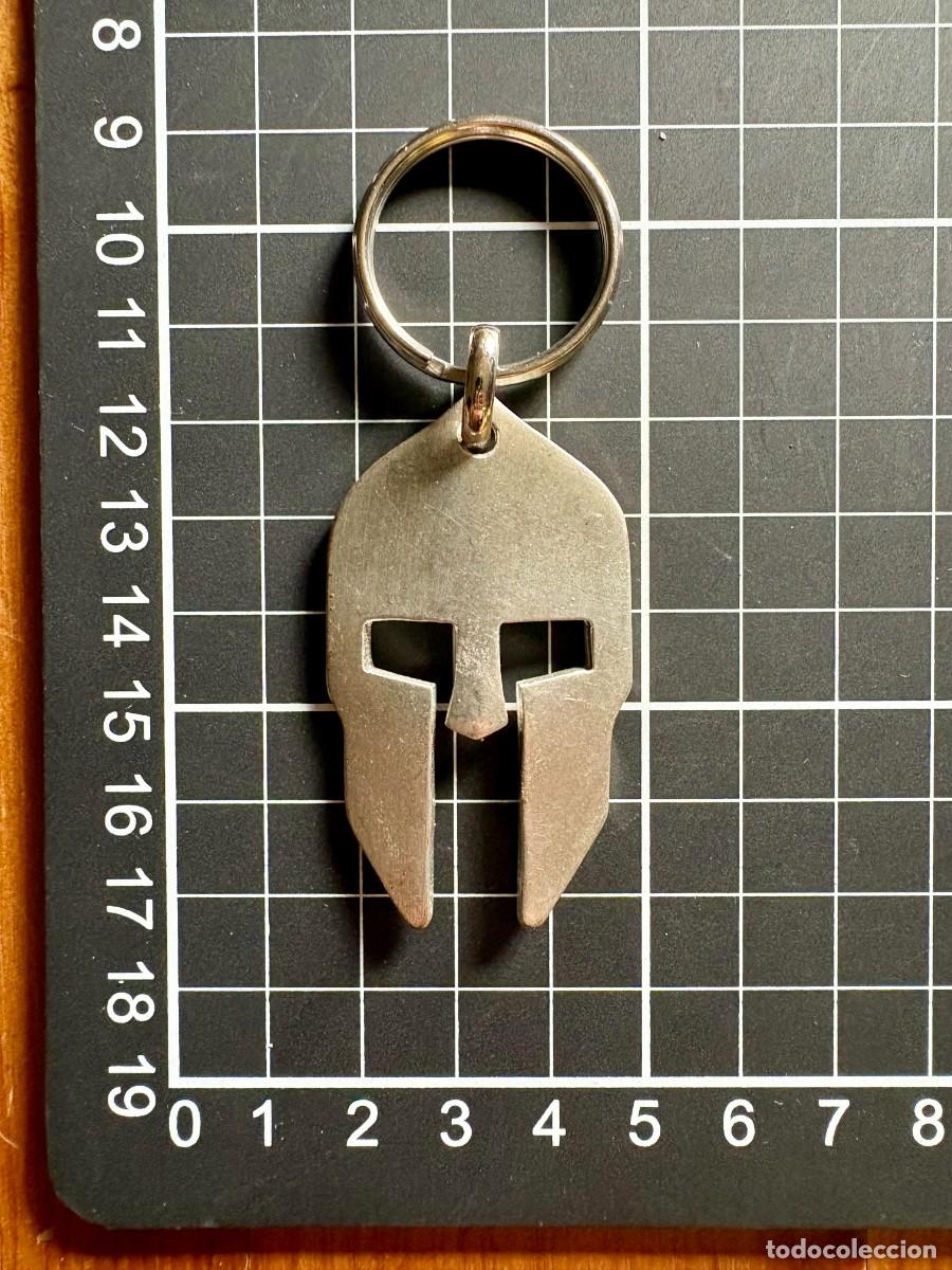 Coleccionismo de llaveros: LLAVERO METALICO CASCO TROYANO , MEDIDA 8 CMS. BUENA CALIDAD, DURO