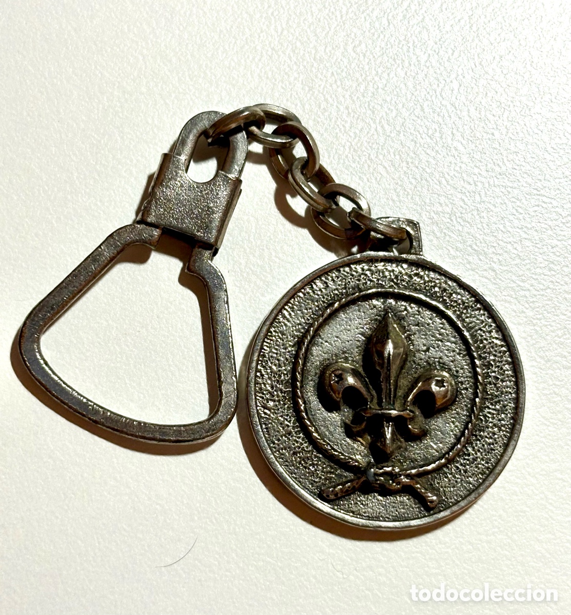 Collection of Keychains: Llavero Scout Vintage - Scouts de Espa&ntilde;a Zaragoza (A&ntilde;os 70/80)