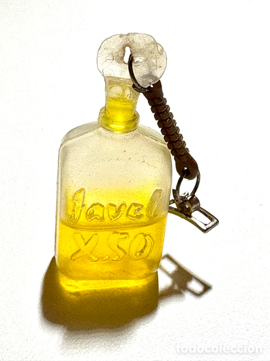 Collection of Keychains: Llavero Vintage Javel X.50 (A&ntilde;os 60). FRANCIA . Con l&iacute;quido