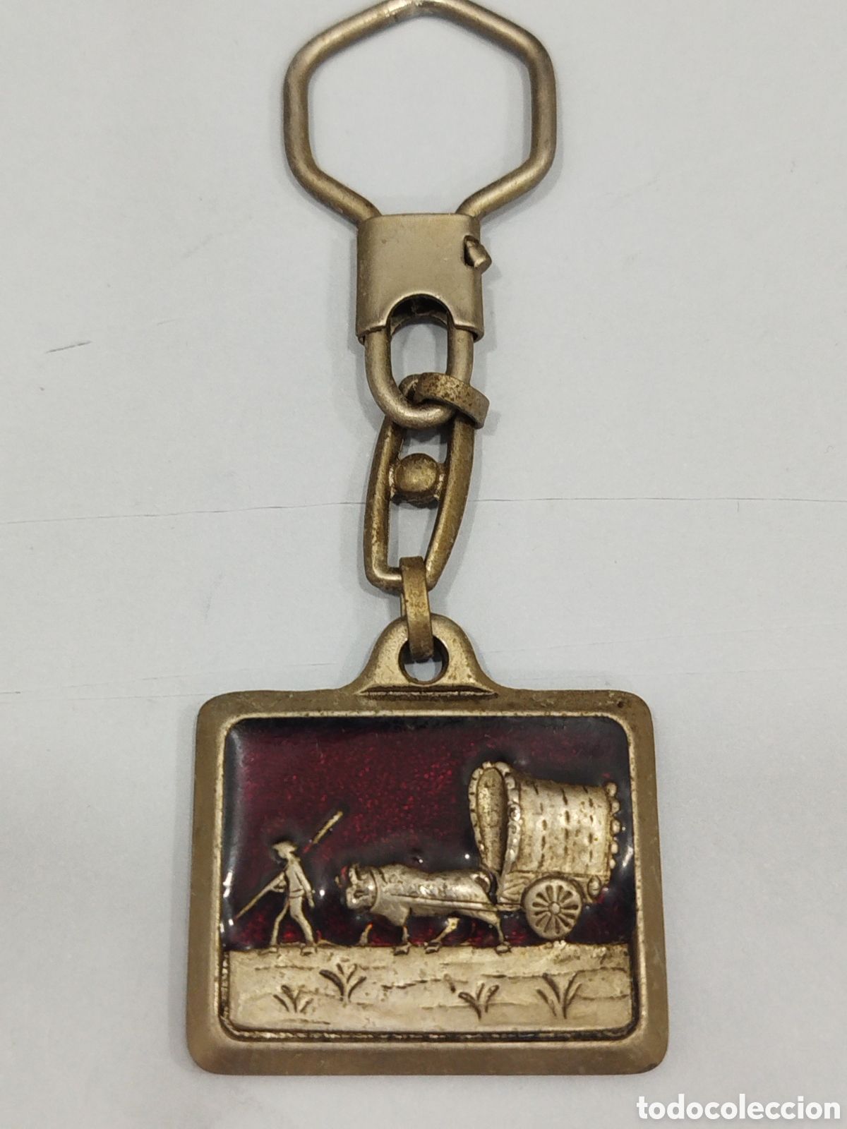 Coleccionismo de llaveros: ANTIGUO LLAVERO VIRGEN DEL ROCIO RINCON ROCIERO - Foto 2