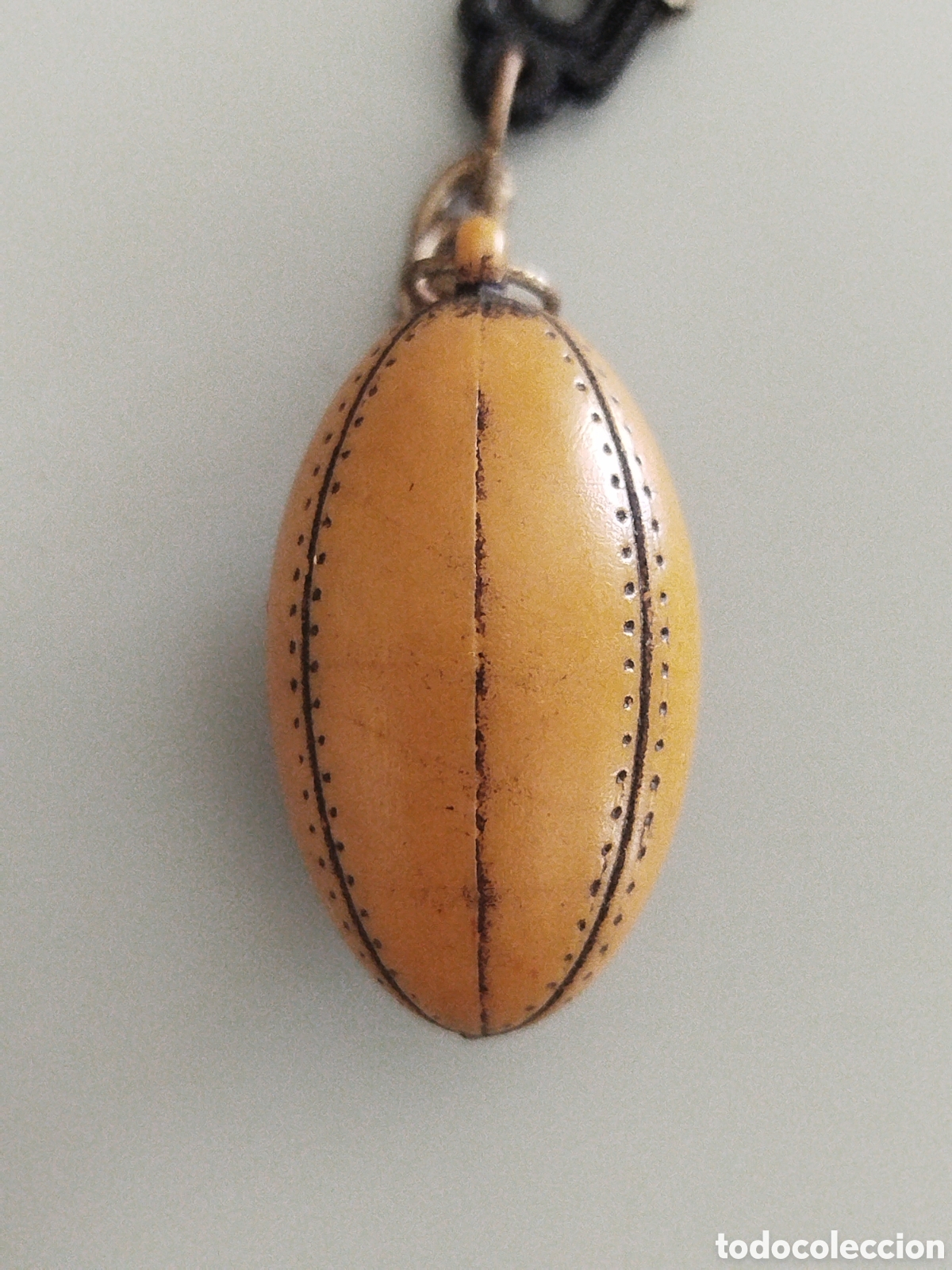 Coleccionismo de llaveros: ANTIGUO LLAVERO BALON RUGBY - Foto 3