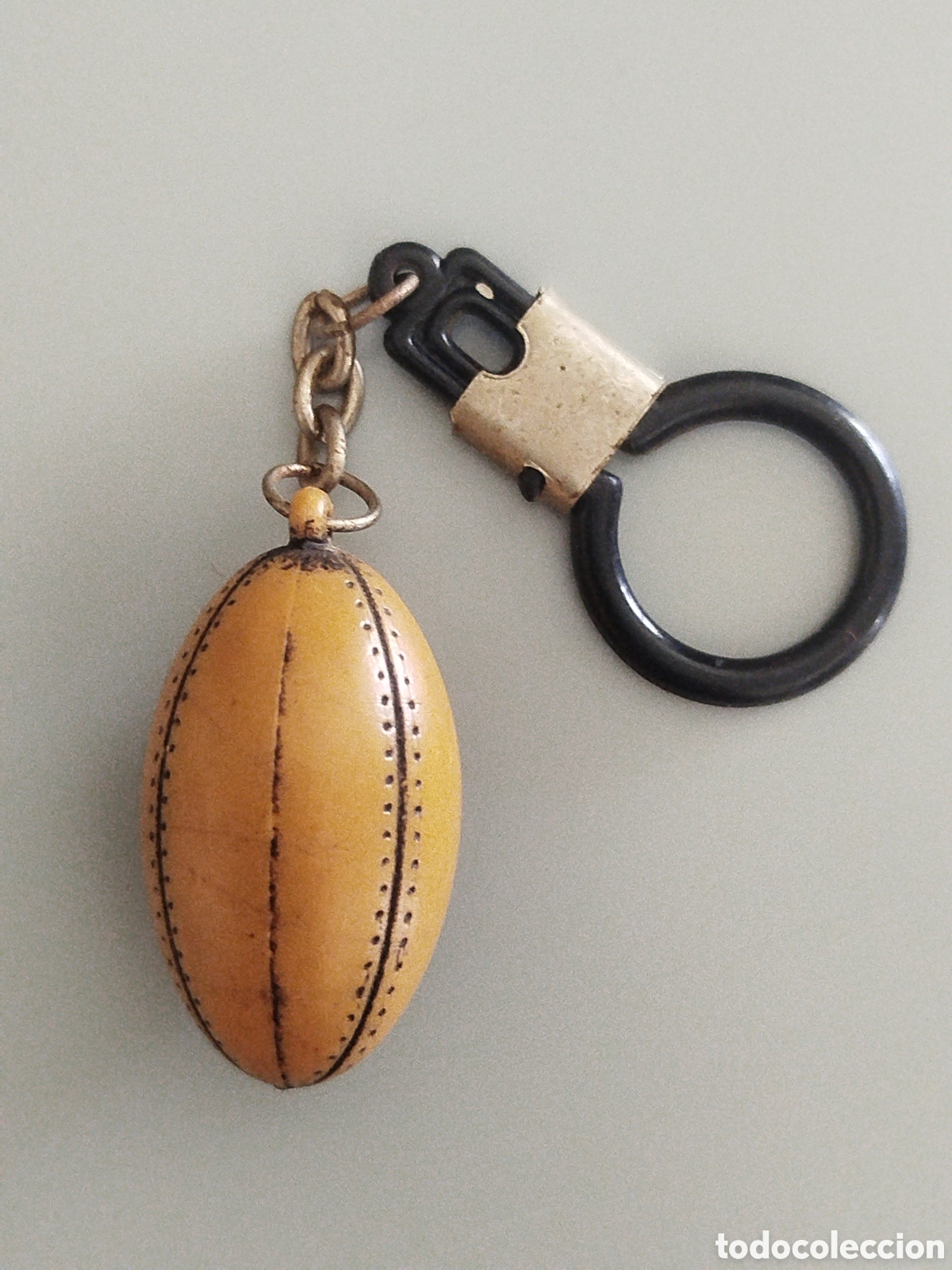Coleccionismo de llaveros: ANTIGUO LLAVERO BALON RUGBY - Foto 4
