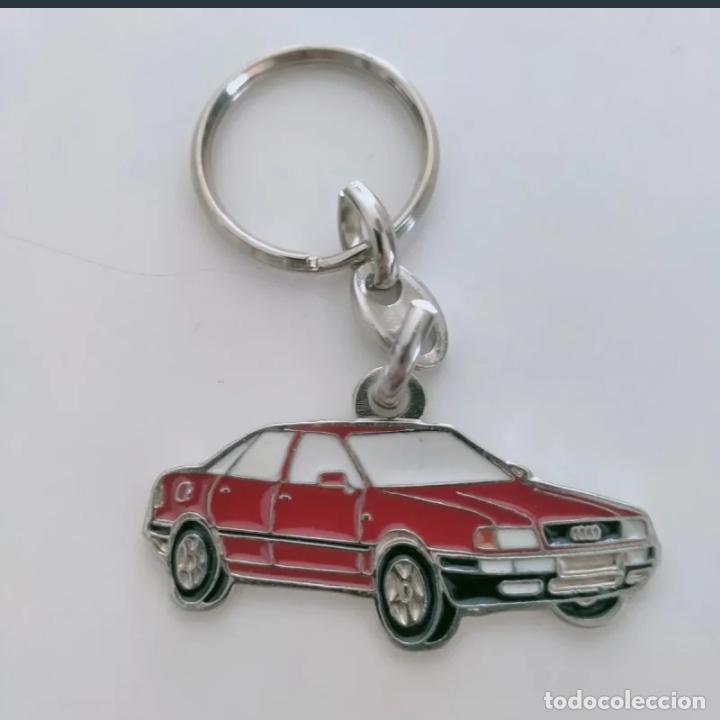 Coleccionismo de llaveros: llavero audi 80 rojo