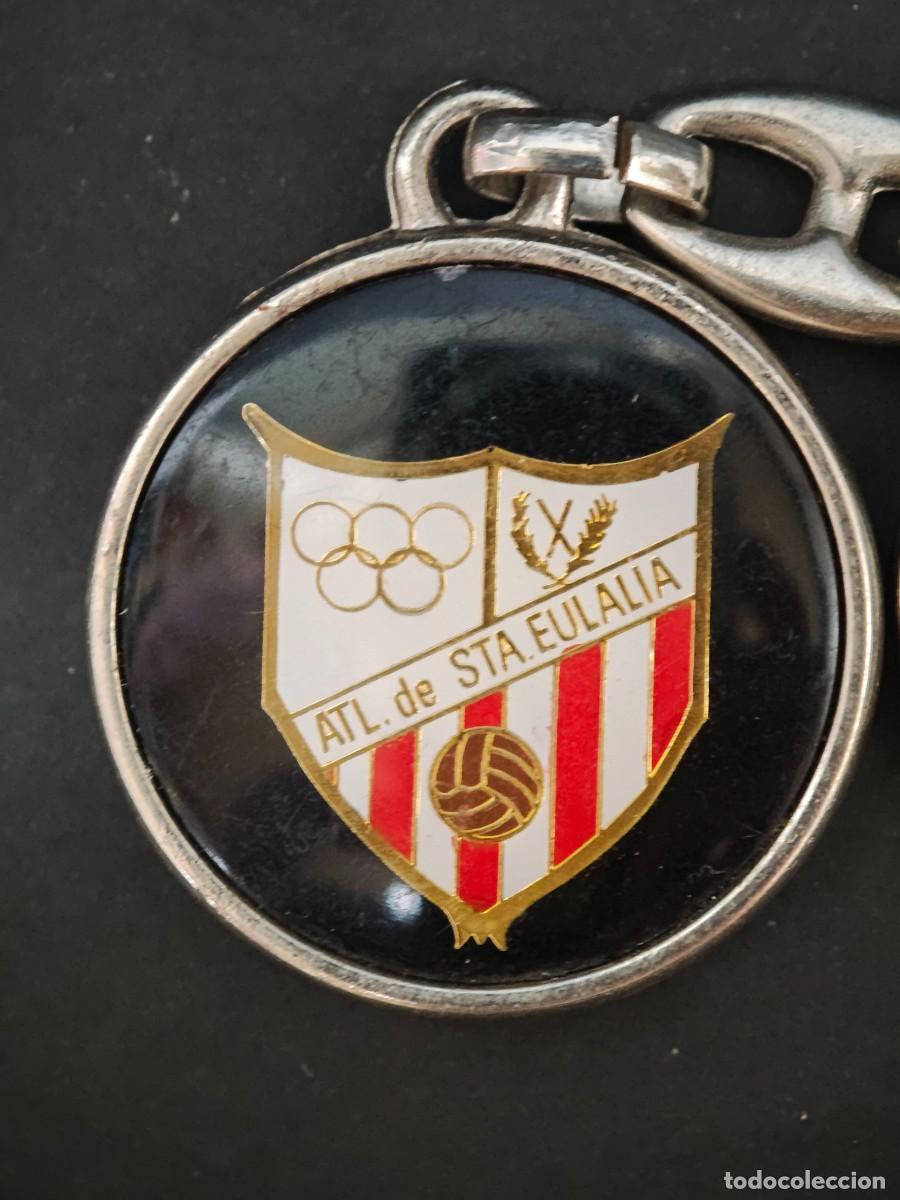 Coleccionismo de llaveros: LLAVERO FUTBOL ATLETICO DE SANTA EULARIA HOSPITALET