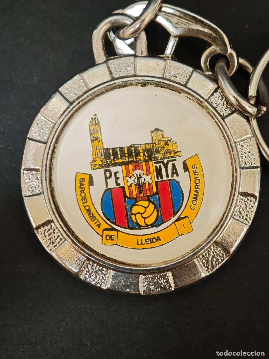 Coleccionismo de llaveros: LLAVERO FUTBOL PE&Ntilde;A BARCELONISTA DE LLEIDA