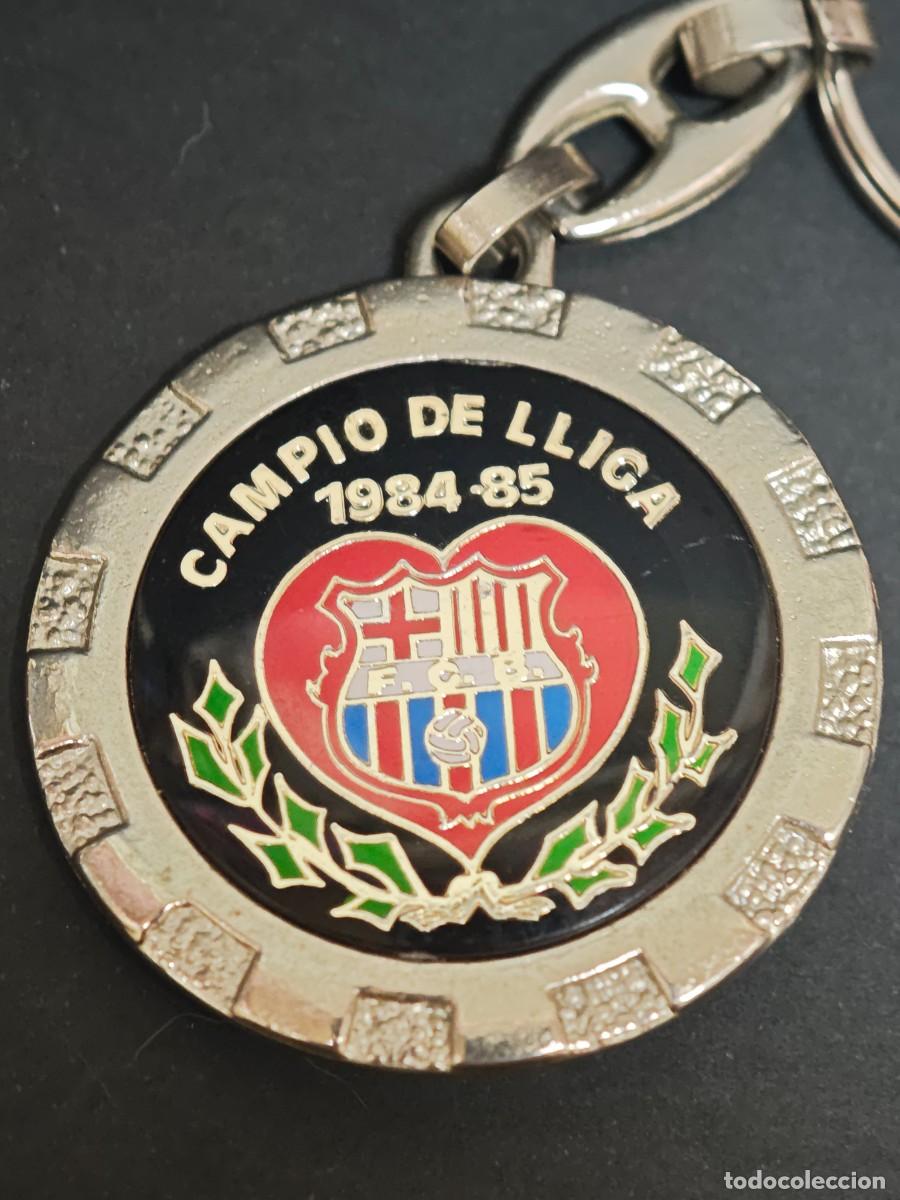 Coleccionismo de llaveros: LLAVERO FUTBOL FC BARCELONA CAMPEON 1984