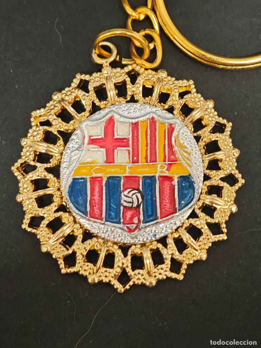 Coleccionismo de llaveros: LLAVERO FUTBOL FC BARCELONA ESCUDO PL&Aacute;STICO A&Ntilde;OS 70