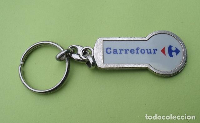 Coleccionismo de llaveros: Llavero Publicitario Carrefour Moneda Carro Supermercado