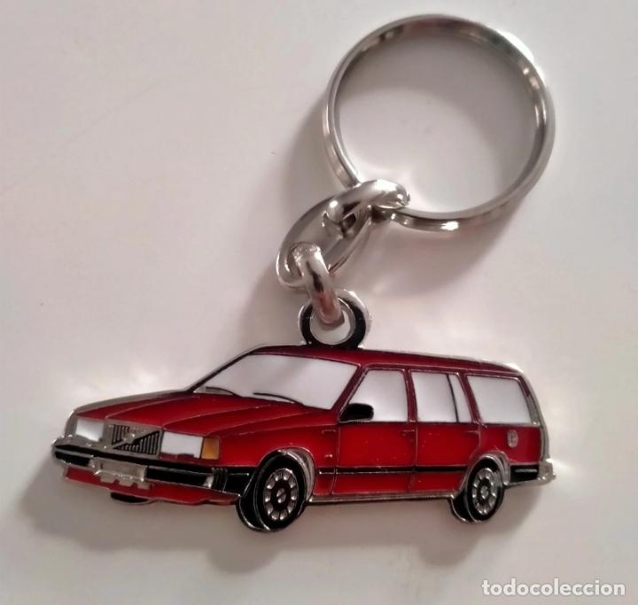 Coleccionismo de llaveros: llavero volvo 740 rojo