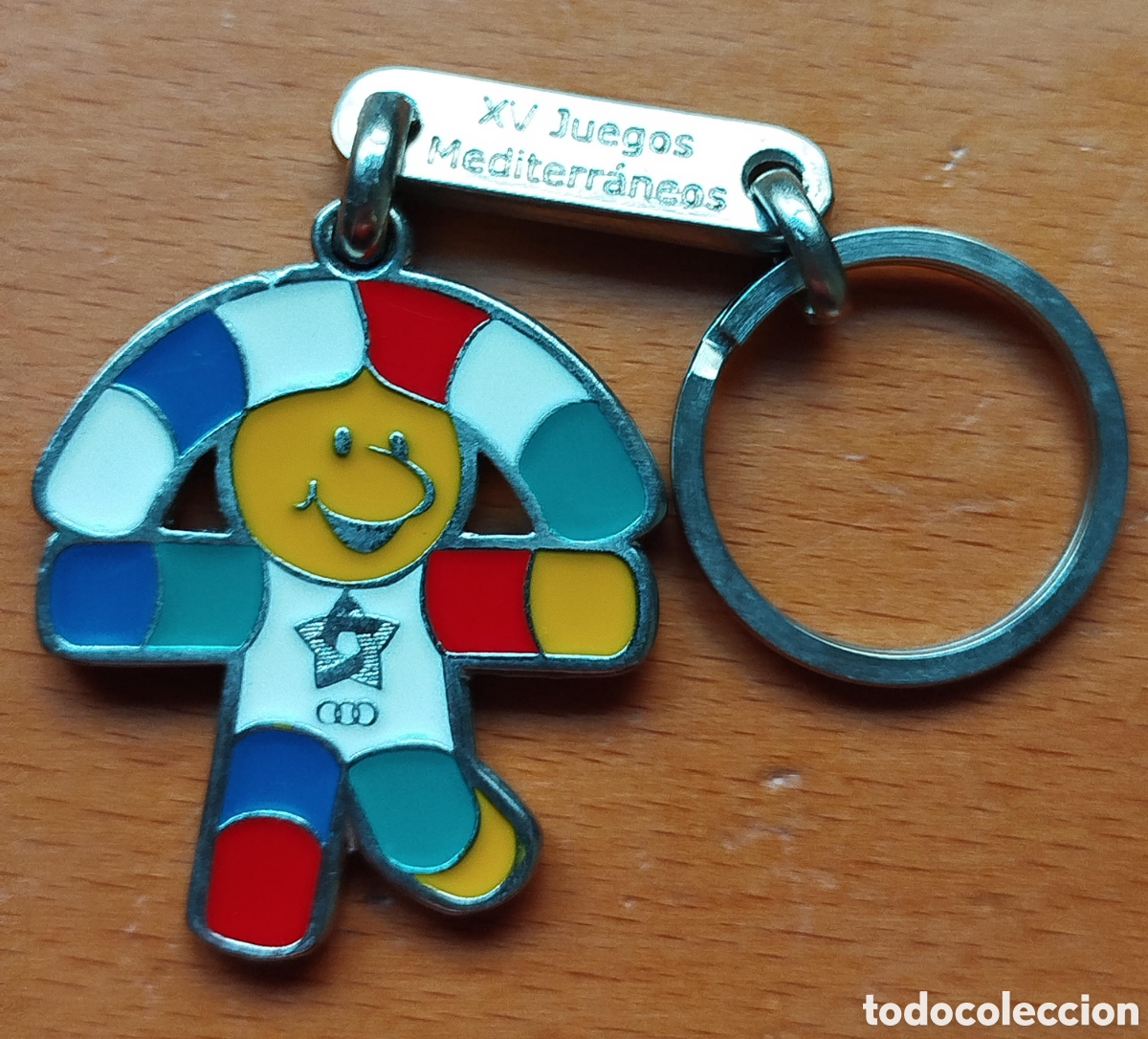 Coleccionismo de llaveros: Llavero Oficial Indalete - Mascota XV Juegos Mediterr&aacute;neos Almer&iacute;a 2005