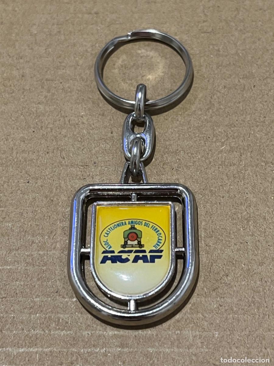Collection of Keychains: Llavero tren ferrocarril ASOCIACI&Oacute;N CASTEJONERA AMIGOS DEL FERROCARRIL ACAF