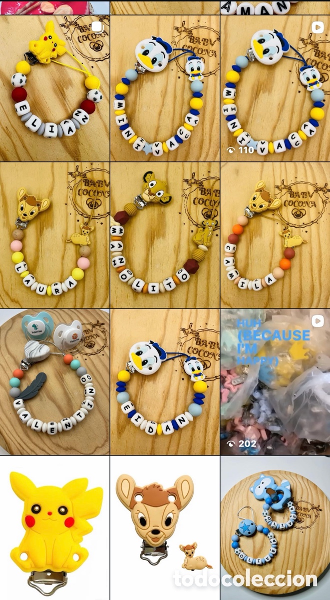 Coleccionismo de llaveros: Chupeteros personalizados - Foto 1