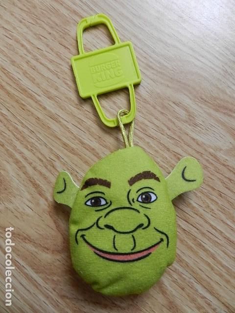 Coleccionismo de llaveros: Llavero Shrek promoci&oacute;n Burger King Dream works peluche a&ntilde;o 2024