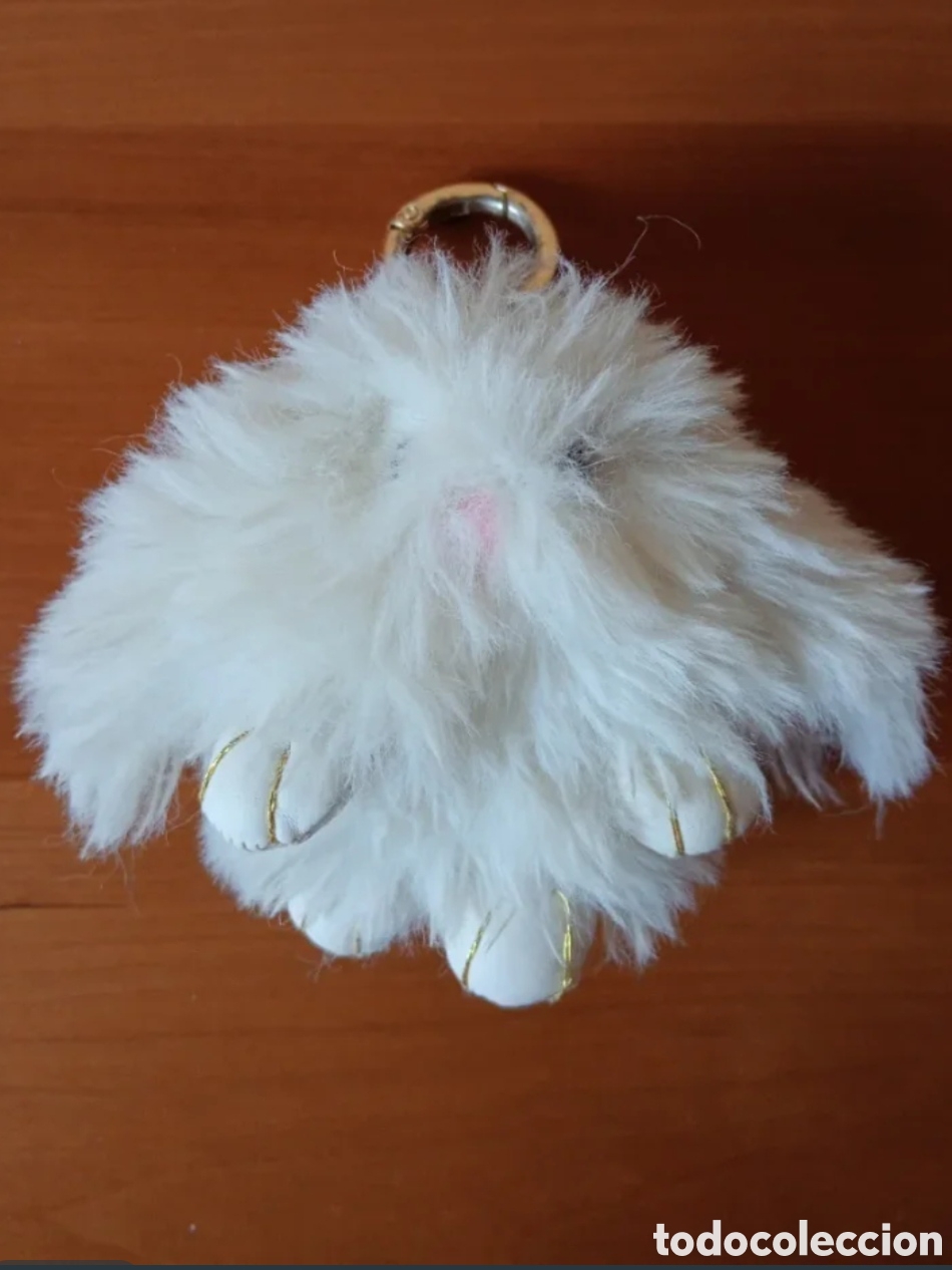 Colecionismo de porta-chaves: Llavero Conejo Peluche Blanco