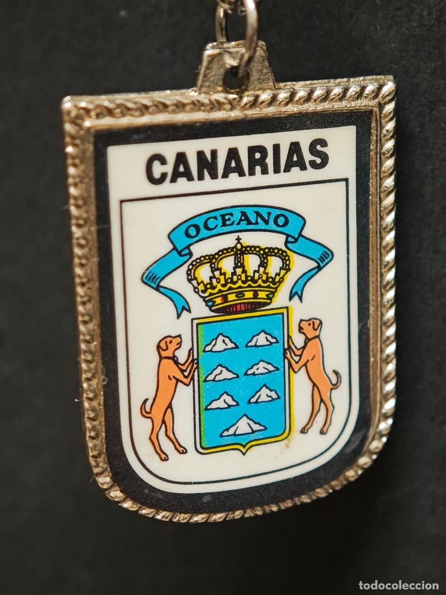 Coleccionismo de llaveros: LLAVERO TURISMO CANARIAS ESCUDO VINTAGE