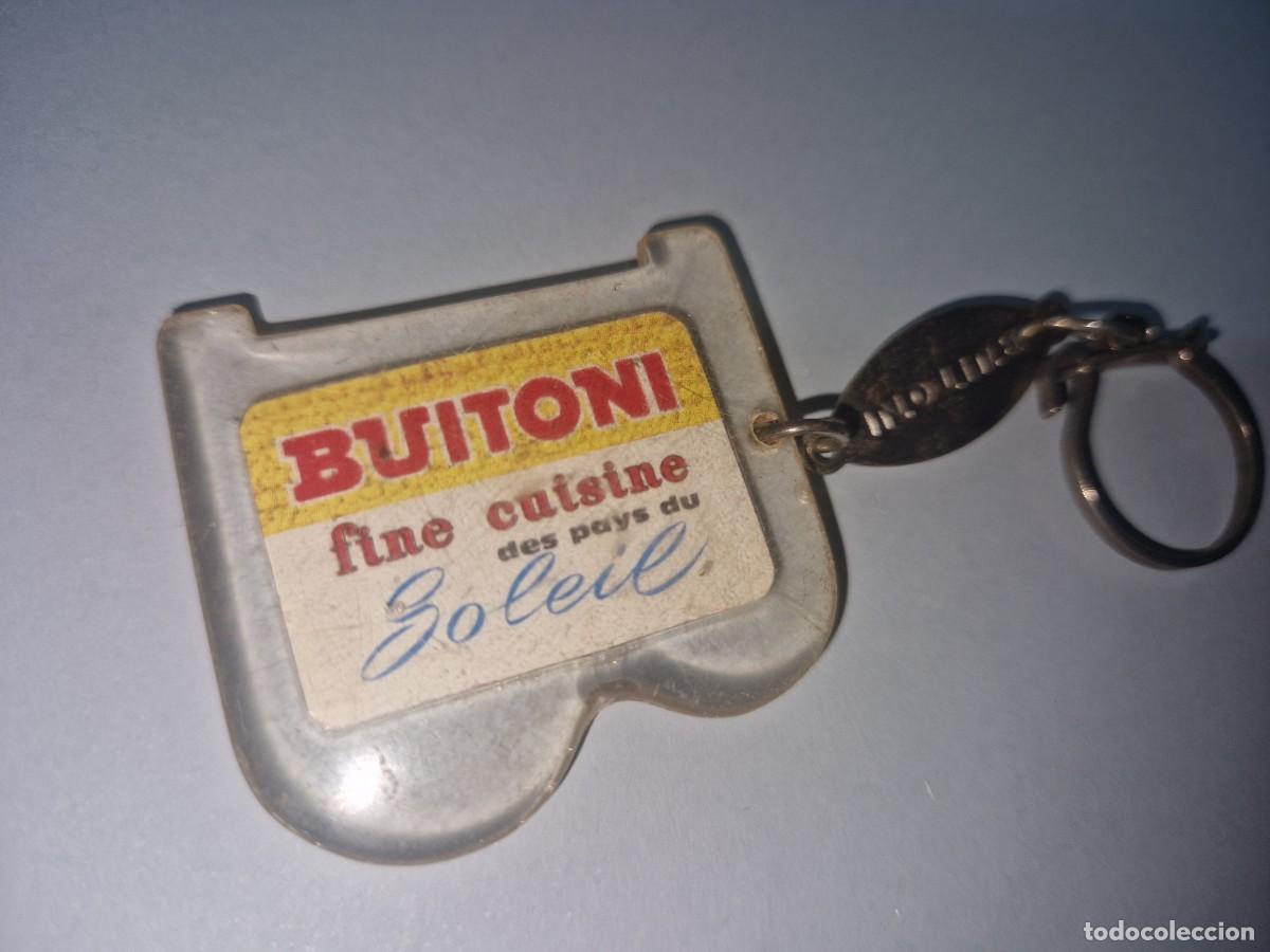 Coleccionismo de llaveros: ANTIGUO LLAVERO PUBLICITARIO BOTE DE RAVIOLI BUITONI FRANCIA A&Ntilde;OS 60 / 70