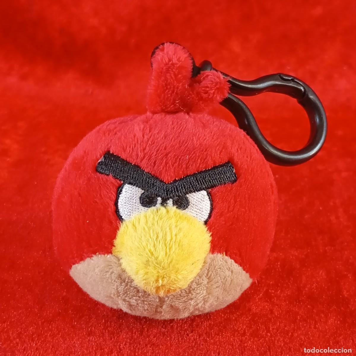 Coleccionismo de llaveros: LLAVERO DE PELUCHE - P&Aacute;JARO ROJO - ANGRY BIRDS - 60 X 90 MM / 5759