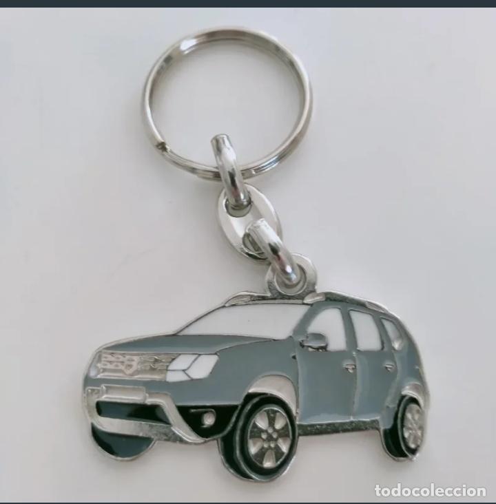 Coleccionismo de llaveros: llavero dacia duster gris