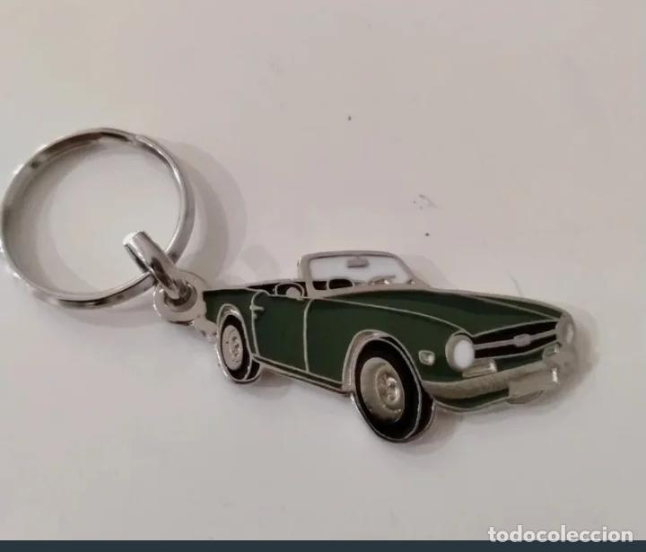 Coleccionismo de llaveros: llavero Triumph TR6 verde - Foto 1