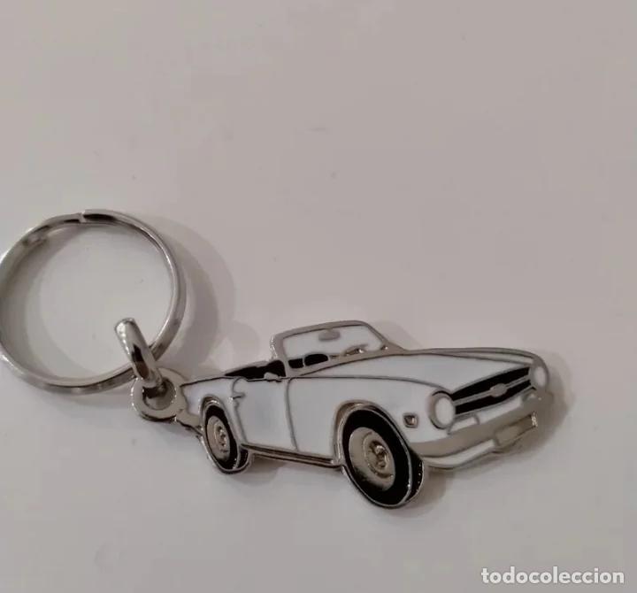 Coleccionismo de llaveros: llavero Triumph .....TR6 blanco