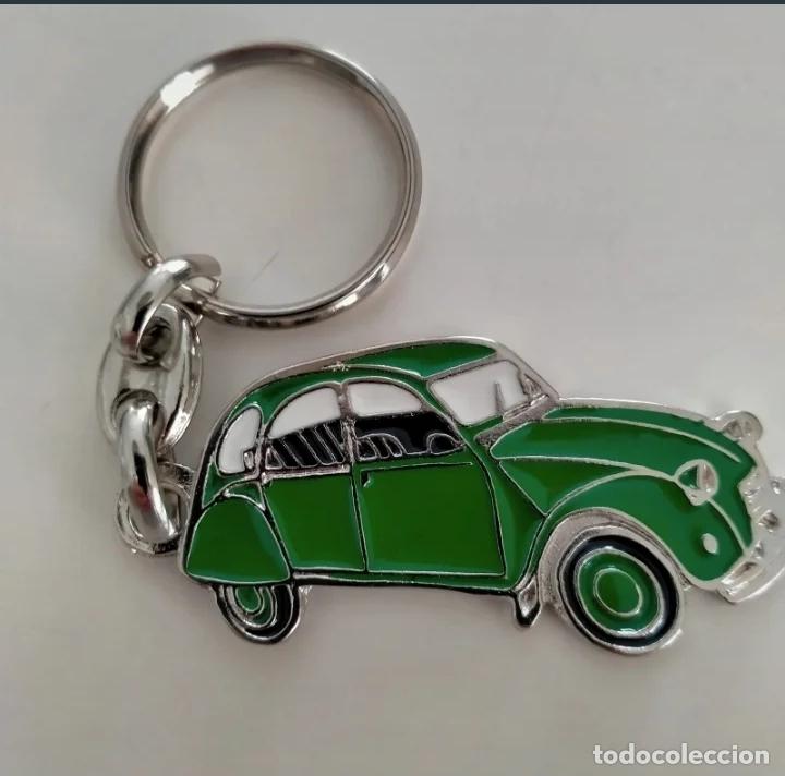 Coleccionismo de llaveros: llavero citroen 2cv verde