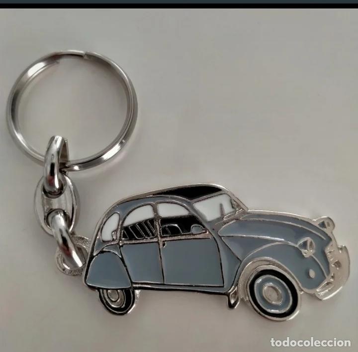 Coleccionismo de llaveros: llavero citroen 2cv gris