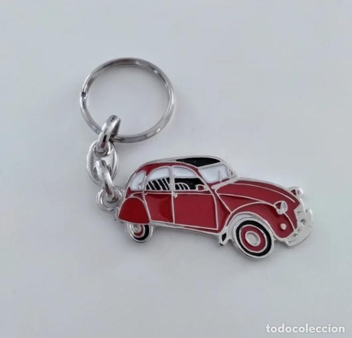 Coleccionismo de llaveros: llavero citroen 2cv rojo