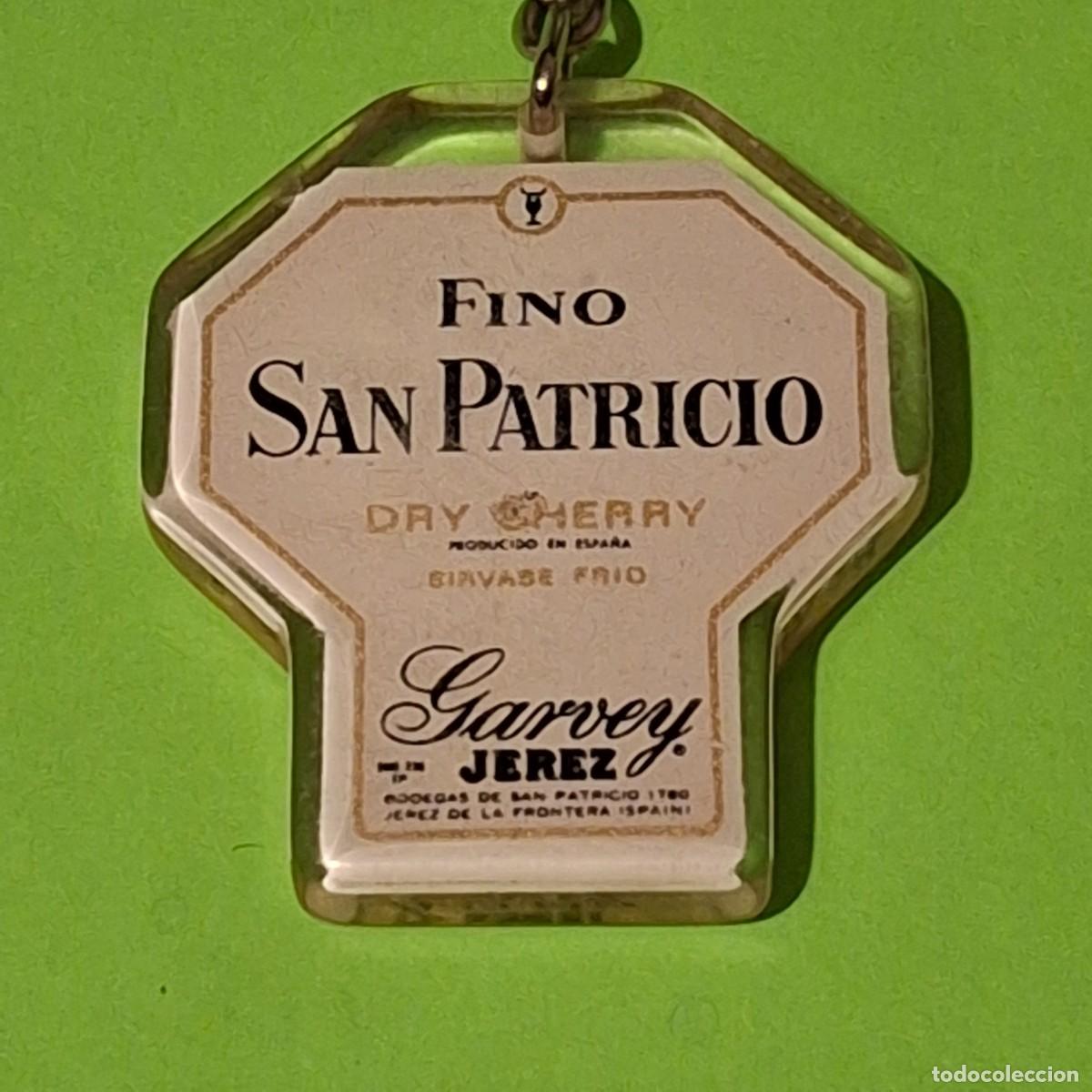 Coleccionismo de llaveros: LLAVERO - PUBLICIDAD FINO SAN PATRICIO GARVEY JEREZ MEDIUM LONG LIFE SHERRY LICOR VINO CO&Ntilde;AC