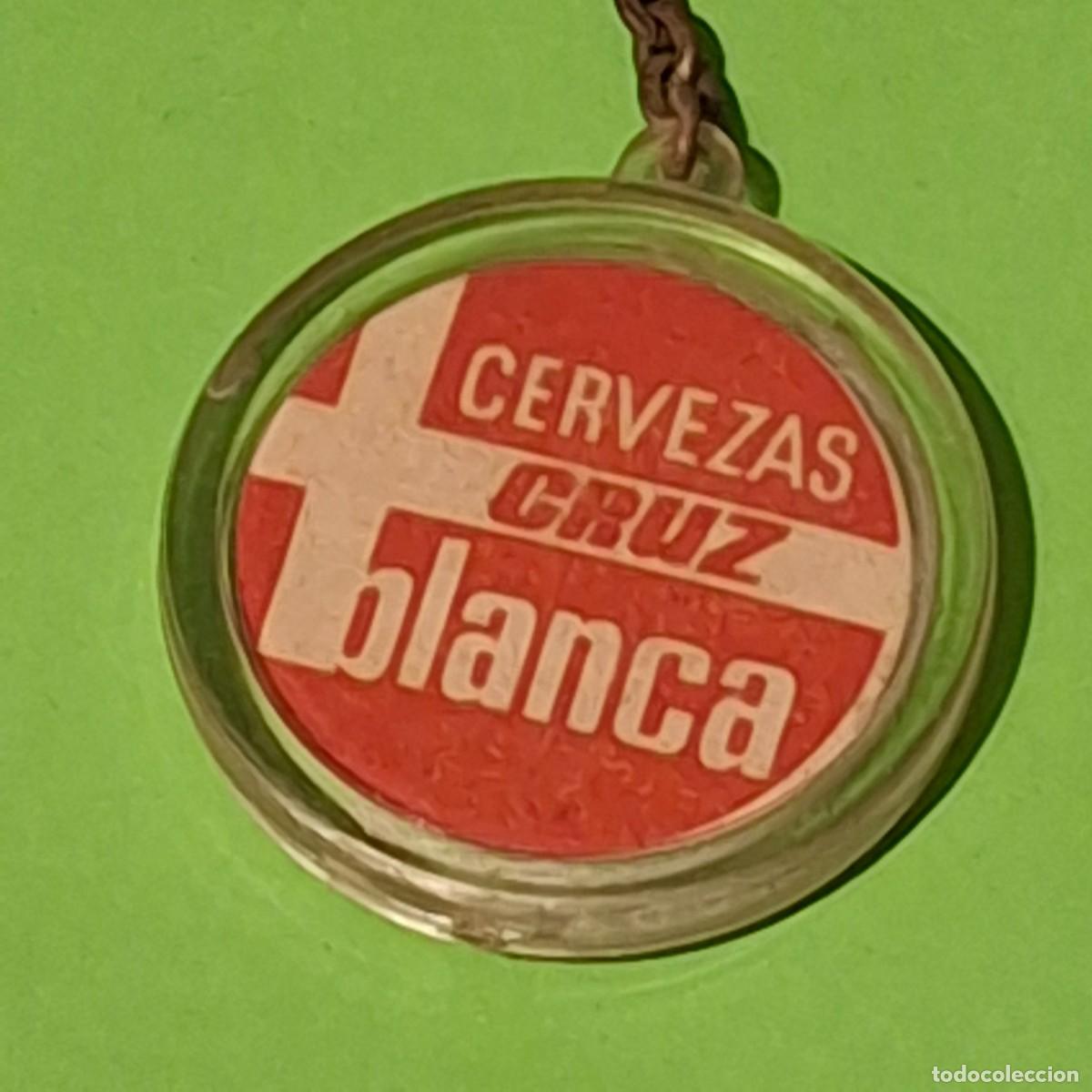 Coleccionismo de llaveros: LLAVERO - PUBLICIDAD CERVEZA CRUZ BLANCA - SKOL INTERNATIONAL LAGER