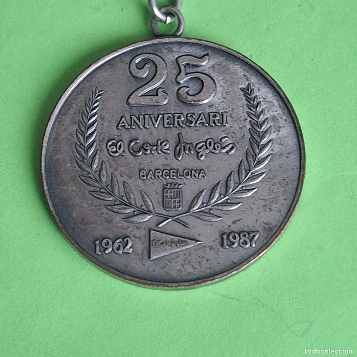 Coleccionismo de llaveros: LLAVERO - 25 ANIVERSARI EL CORTE INGLES BARCELONA 1962-1987 - ANIVERSARIO PLAZA CATALU&Ntilde;A