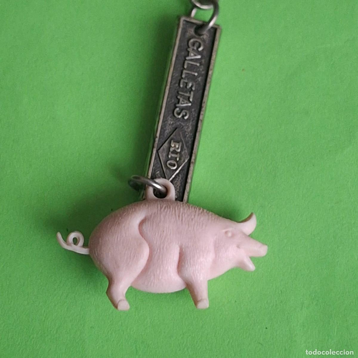 Coleccionismo de llaveros: LLAVERO - PROMOCIONAL PUBLICIDAD - GALLETAS RIO - CERDO CERDITO COCHINO GUARRINO