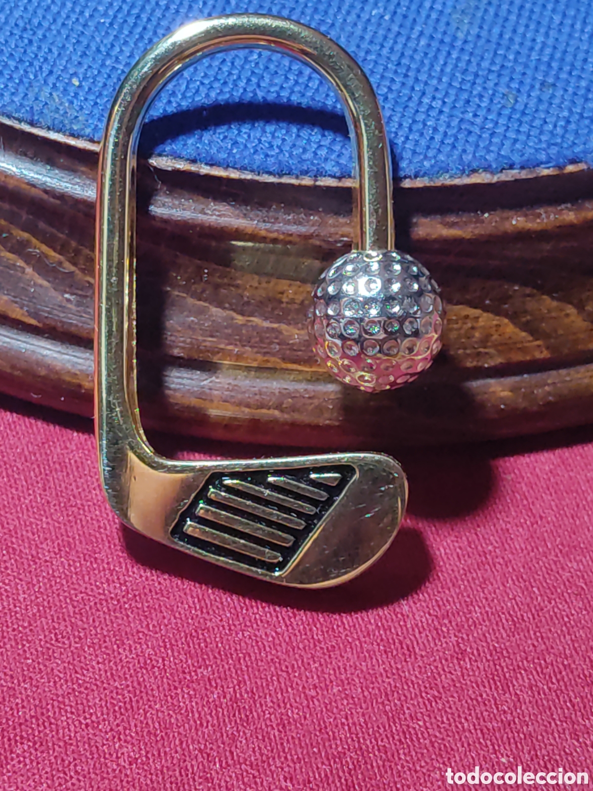 Collection of Keychains: Llavero de golfista & palo y pelota de Golf