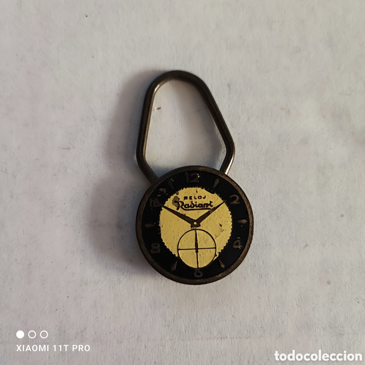 Coleccionismo de llaveros: Llavero publicidad reloj Radiant.
