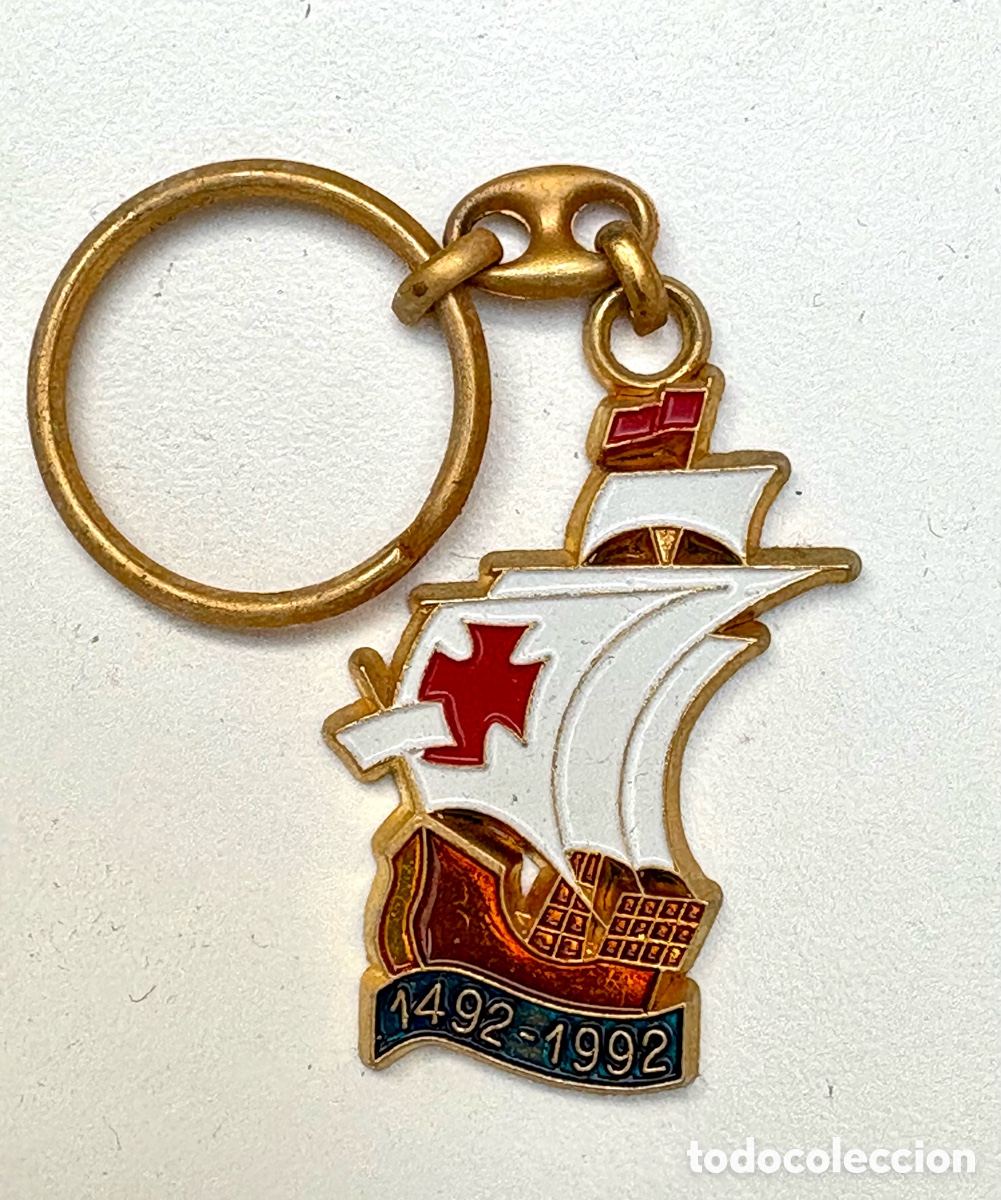 Collectionnisme de portes-cl&eacute;s: Llavero Conmemorativo V Centenario Descubrimiento de Am&eacute;rica (1492-1992) - Nao Santa Mar&iacute;a