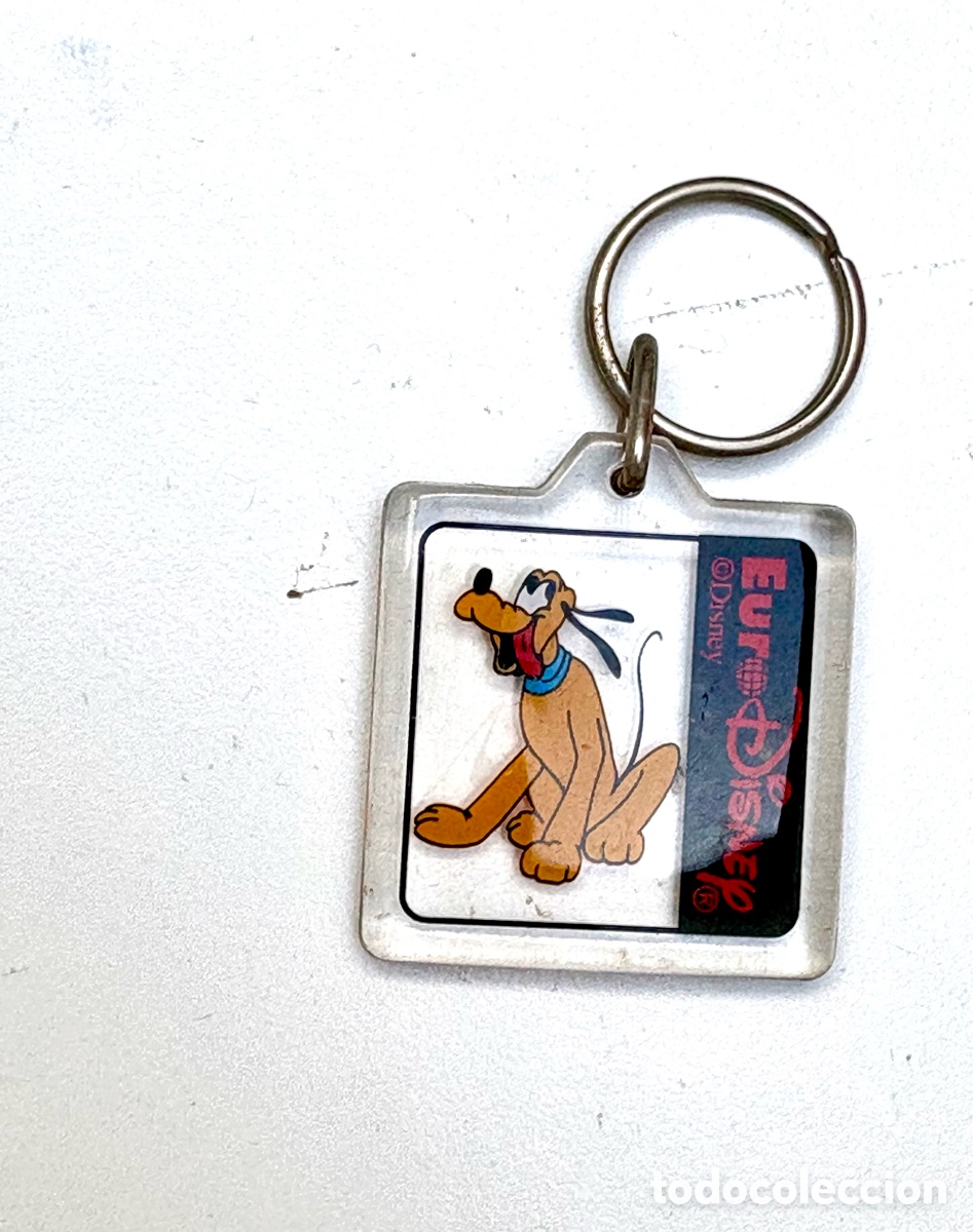 Collectionnisme de portes-cl&eacute;s: Llavero Vintage Euro Disney (1992) - Pluto &bull; Original de &Eacute;poca