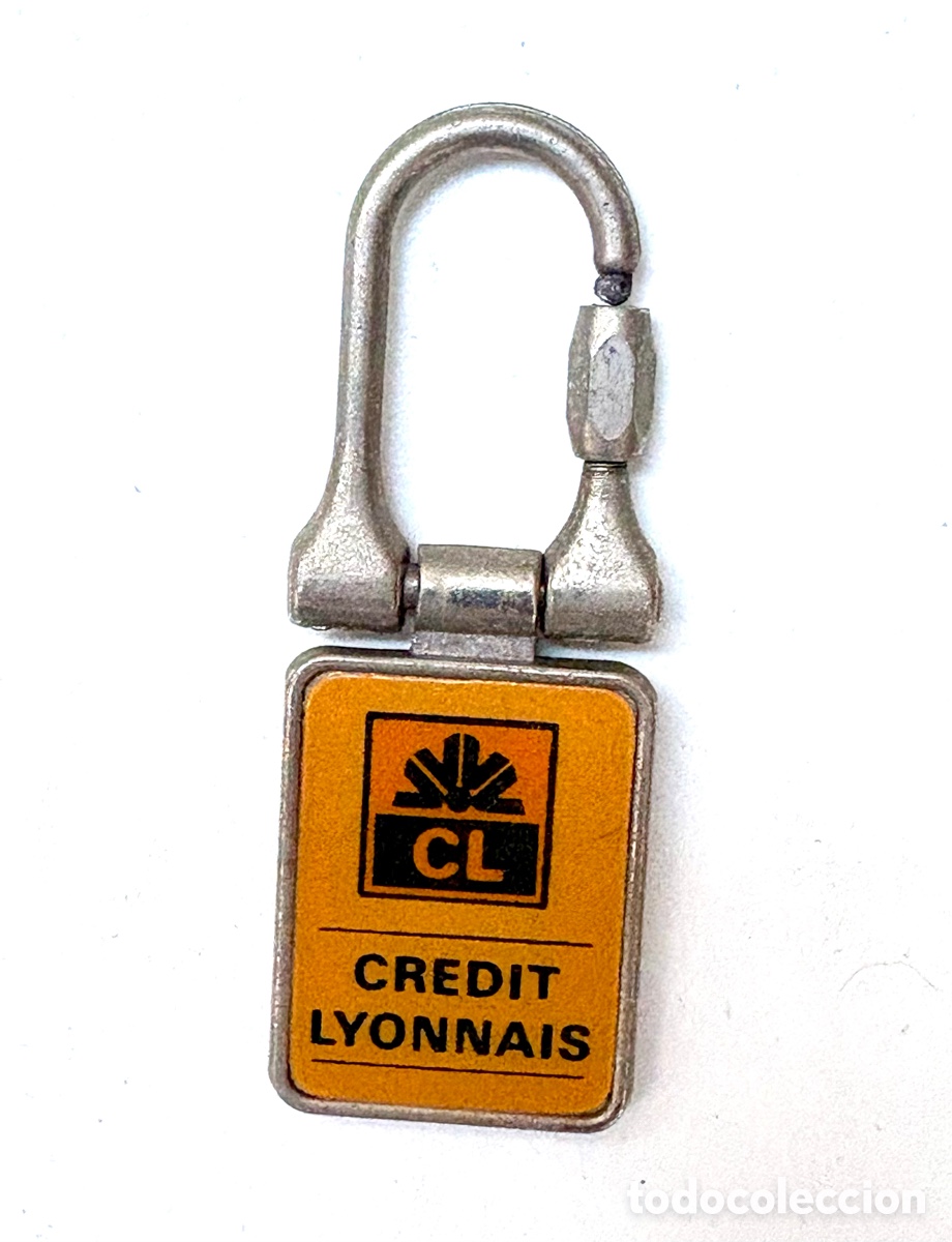 Coleccionismo de llaveros: Llavero Vintage Cr&eacute;dit Lyonnais A&ntilde;os 70/80 - Colecci&oacute;n Bancaria Retro