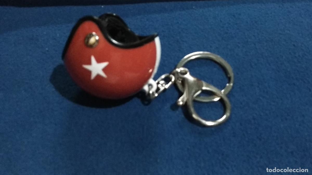 Collection of Keychains: LLavero Casco de Moto Vintage para Vespa, Motoguzzi, Indian, Vespino, etc