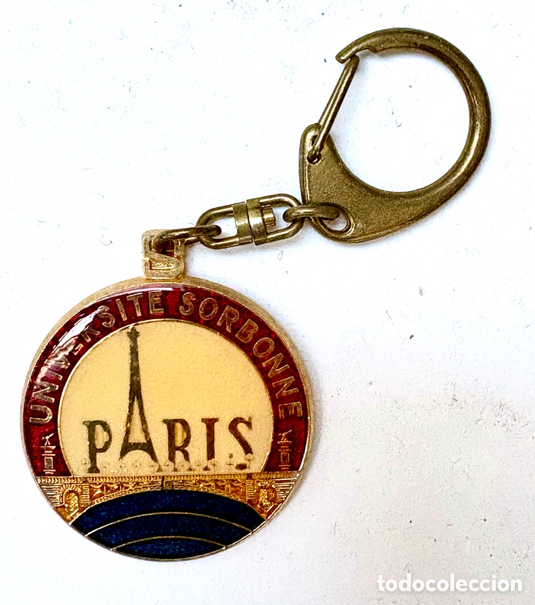 Collection of Keychains: Llavero Vintage Sorbonne Par&iacute;s - Sap. Polyne (Made in France)