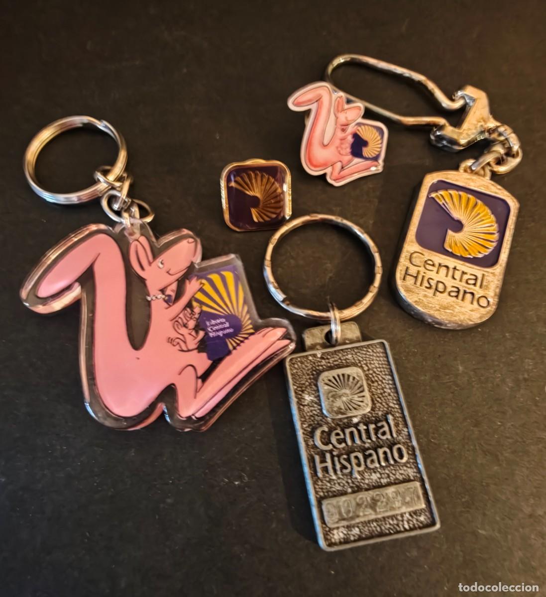 Collection of Keychains: BANCO CENTRAL HISPANO