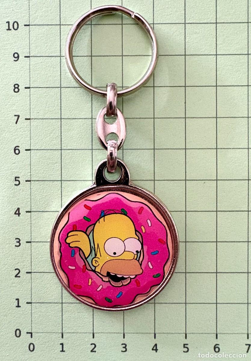 Colecionismo de porta-chaves: LLAVERO METAL Y RESINA NUEVO Y SIN USO THE SIMPSONS HOMER SIMPSON
